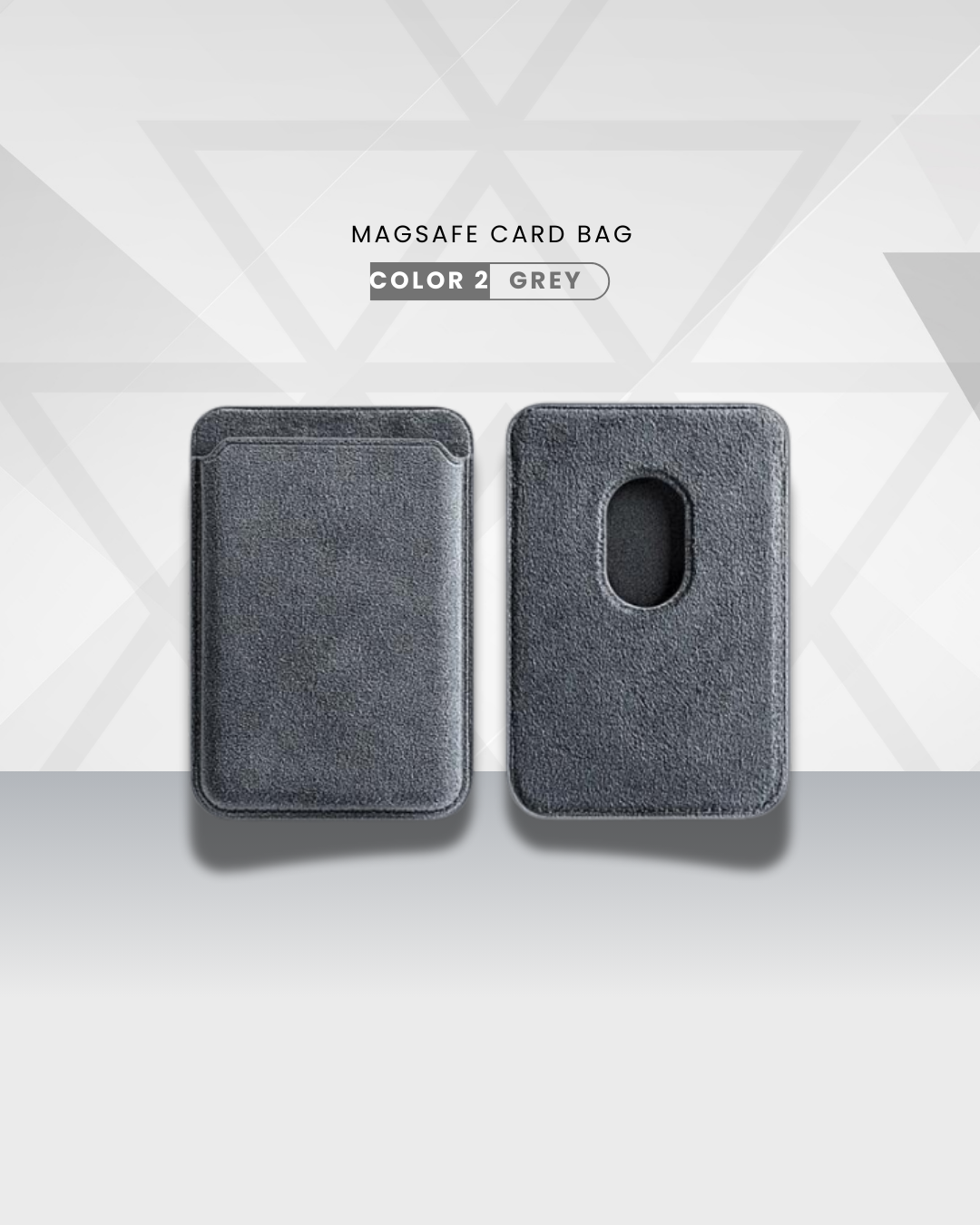 Alcantara Apple MagSafe Card Holder - Nexura