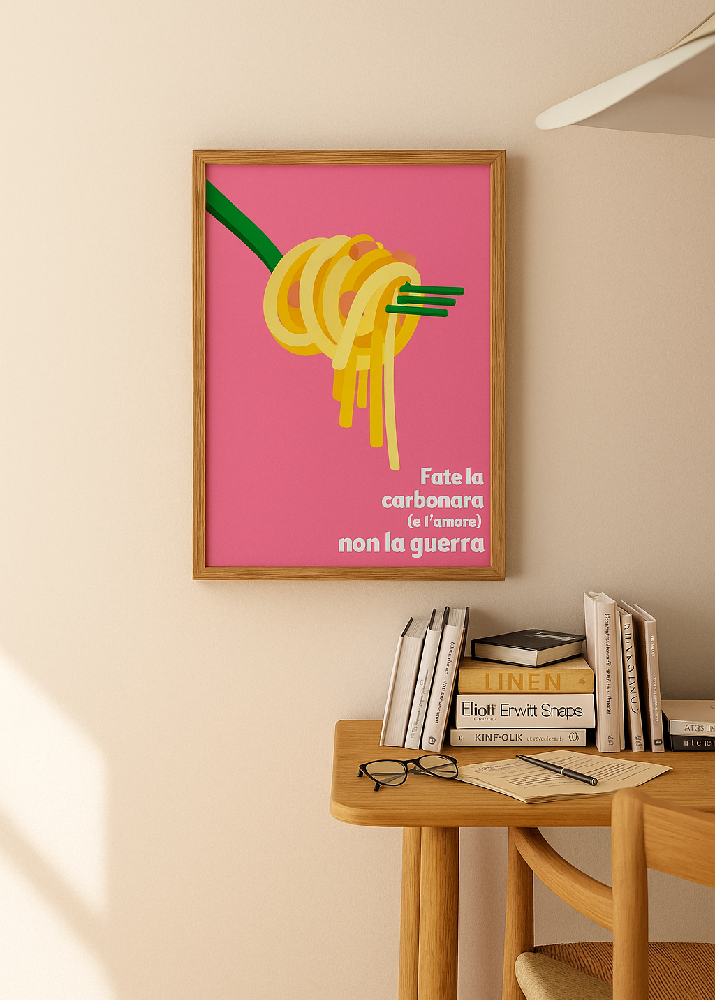 Less drama, more pasta