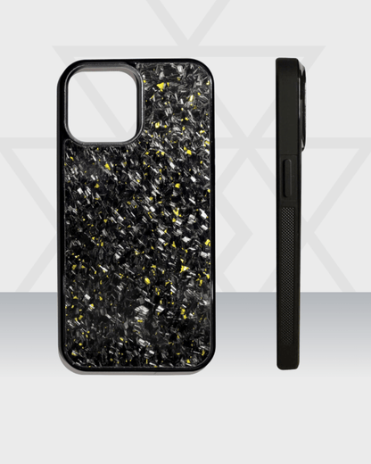 gold carbon forged Phone Case iPhone