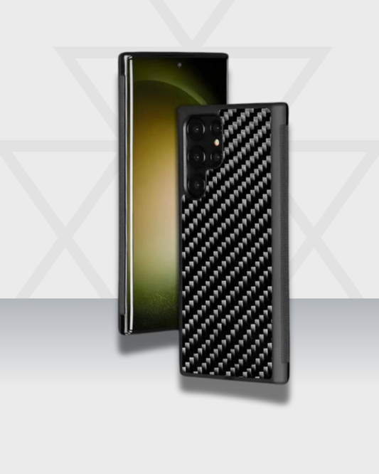 Black Real Forged Carbon Fiber Phone Case | Samsung | MAGSAFE - Nexura 