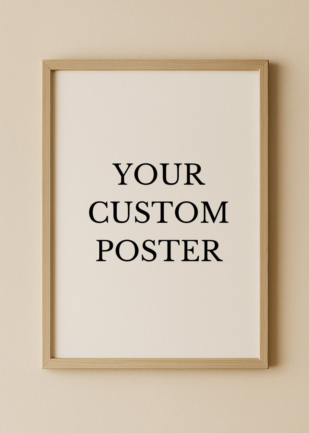 Your custom poster