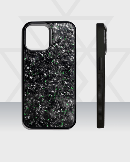 green carbon forged Phone Case iPhone