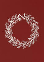 Wreath White Merry
