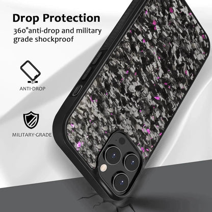 Real Black Classic Carbon Fiber Phone Case | iPhone | MAGSAFE - 